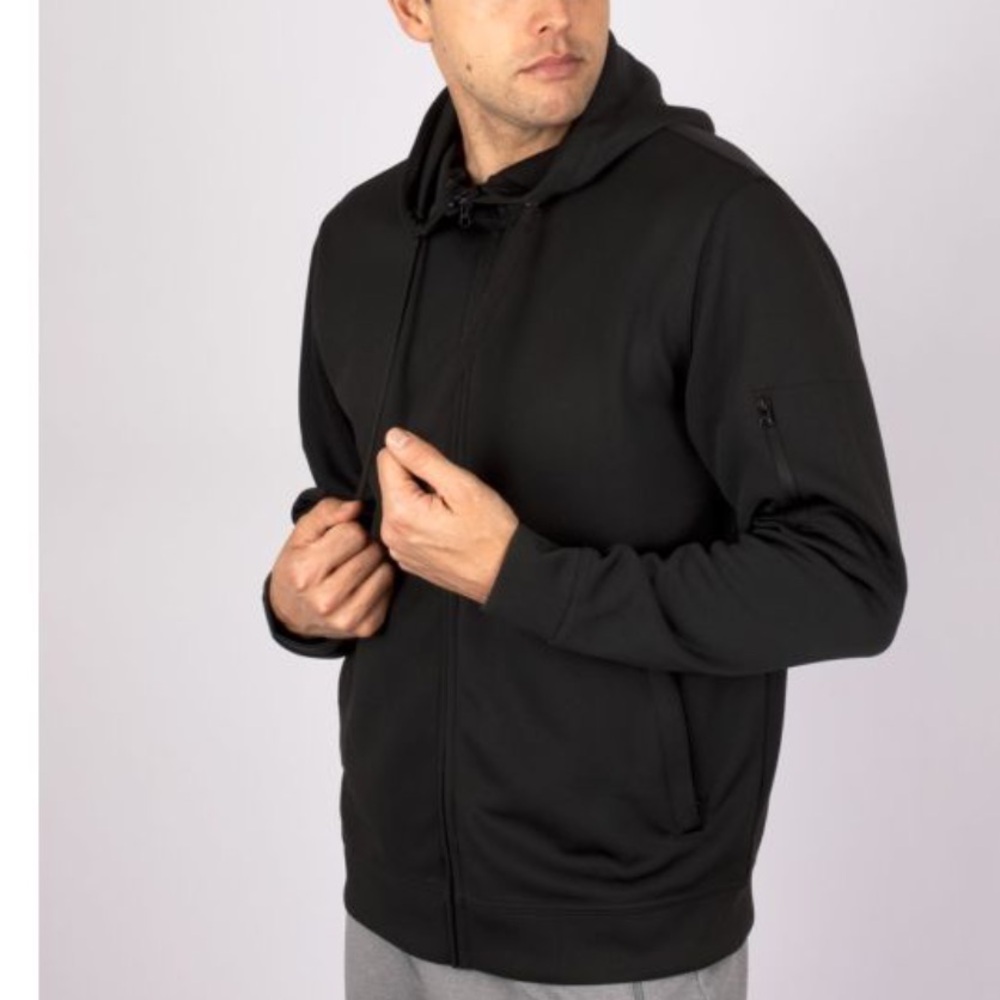 Clique Black Zip-Up Hoodie NWT